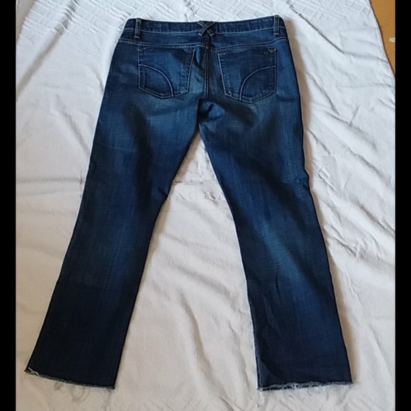 Joe's Jeans, mid rise slim crop, medium indigo - Picture 4 of 6